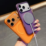 Matte Clear Magnetic Case for iPhone