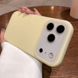 Jelly Liquid Silicone Anti-Fingerprint & Shockproof Phone Case for iPhone