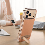 Magnetic Charging with Stand Leather Case for iPhone