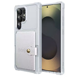 삼성용 가죽 플립 지갑 사진 홀더 케이스 