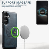 Magnetic Wireless Charging Leather Phone Case Suitable for Samsung