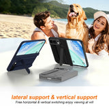 Wrist Strap Kickstand Shockproof Case with Screen Protector for iPhone Duo