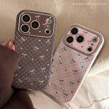 Vintage Plaid Bow Leather Soft Full Wrap Case for iPhone
