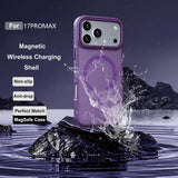 Luxury Matte Transparent Magnetic Case For iPhone