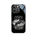 Vintage Street Style Panther Letter Pattern Case for iPhone