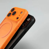 Semi‑Transparent Magnetic Anti‑Drop Case for iPhone