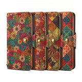 Ethnic Printed Wallet Case for iPhone