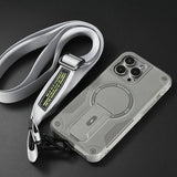 Outdoor Sports Crossbody Long Strap Magnetic Bracket Case for iPhone