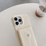 Fashion Card & Coin Pocket Crossbody Leather Case for iPhone