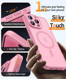 Luxury Transparent Candy Color Matte Magnetic Case For iPhone