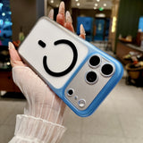 Acrylic Clear Two‑Tone Magnetic Case for iPhone
