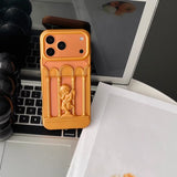 Roman Column Angel Design Hollowed-Out Shockproof Case For IPhone