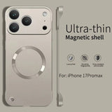 Thin Matte Frameless Magnetic Wireless Charging Case for iPhone