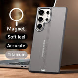 Luxury Business Leather Magnetic Case For Samsung