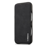 Leather Flip Card Slot Case For iPhone