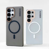 Luxury Magnetic Wireless Charge Case For Samsung