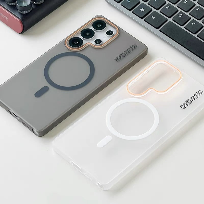 Luxury Magnetic Wireless Charge Case For Samsung