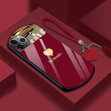 Luxury Oval Heart-shaped Case For IPhone
