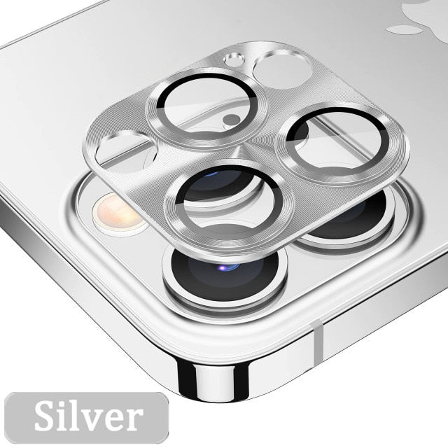 📸📸iPhone Metal Camera Glass Protector 3D Full Coverage Camera Lens Protector