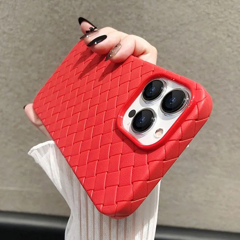 Breathable Cooling Weave Pattern Case For iPhone