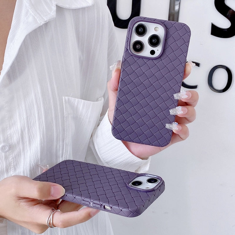 Breathable Cooling Weave Pattern Case For iPhone