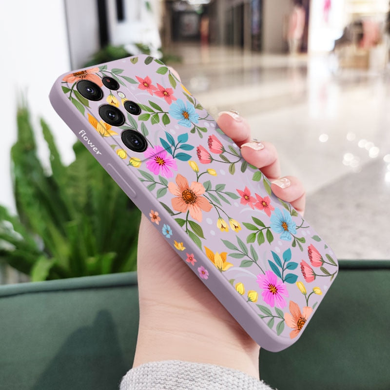 💐Colorful Flowers Phone Case For Samsung