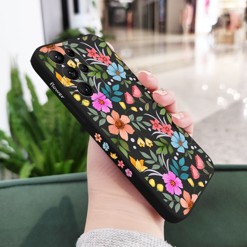 💐Colorful Flowers Phone Case For Samsung