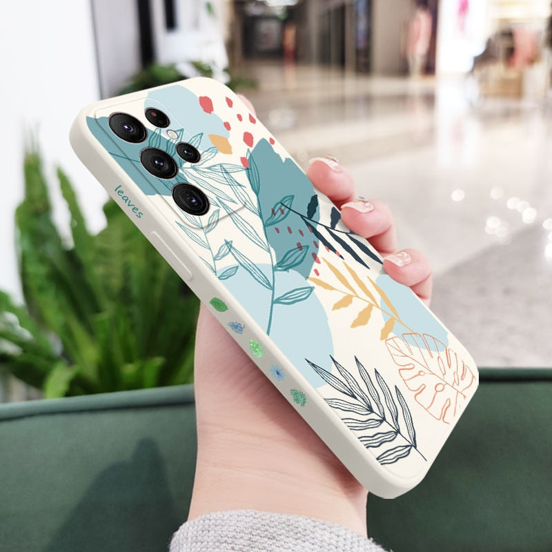 Various Leaves Case For Samsung