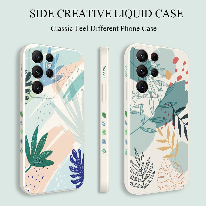 Various Leaves Case For Samsung