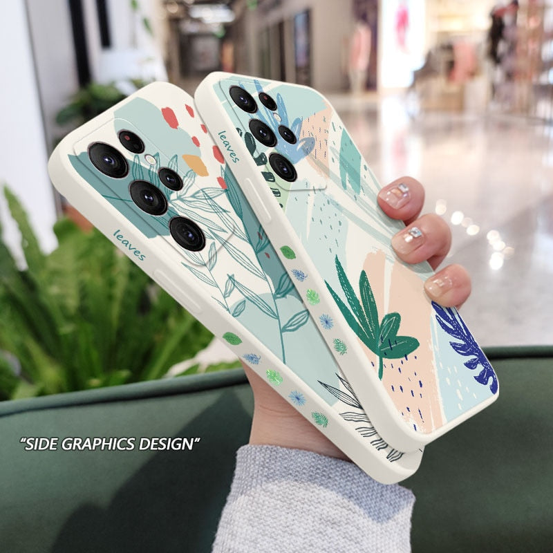 Various Leaves Case For Samsung