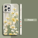 🌸삼성 수채화 꽃 식물 휴대폰 케이스 