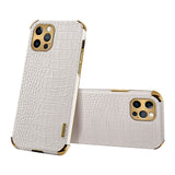 Luxury PU Leather Texture Case For iPhone