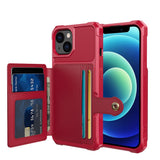 Wallet Card Slot Flip Case For iPhone