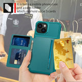 Wallet Card Slot Flip Case For iPhone