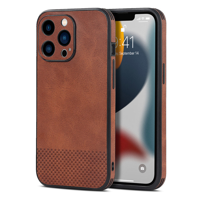 Luxury  Genuine Leather  Case For iphone