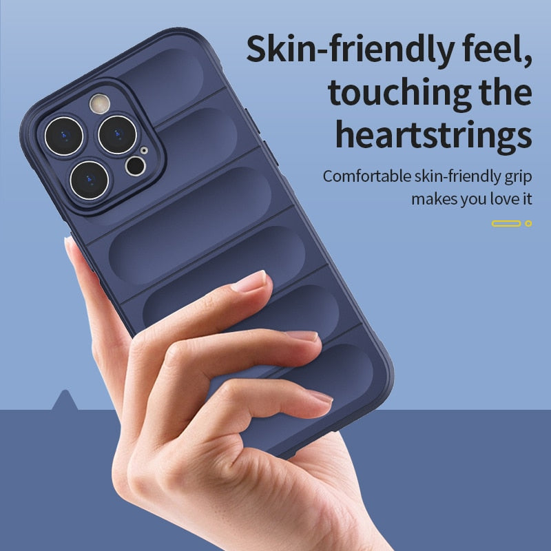 Liquid Silicone Shockproof Case For iPhone