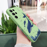 Fantasy Whale Silicone Case For Samsung