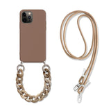 Crossbody Lanyard Necklace Bracelet Phone Case for iPhone 13 12 11