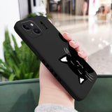 Big Black Cat Phone Case For iPhone