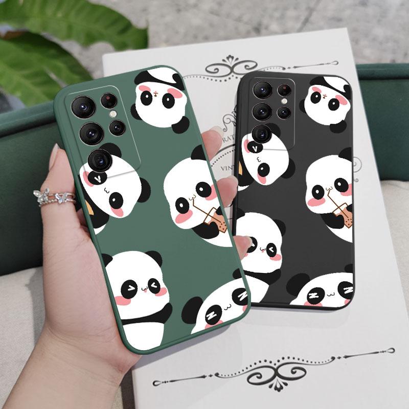 Milk Tea Panda Phone Case For Samsung