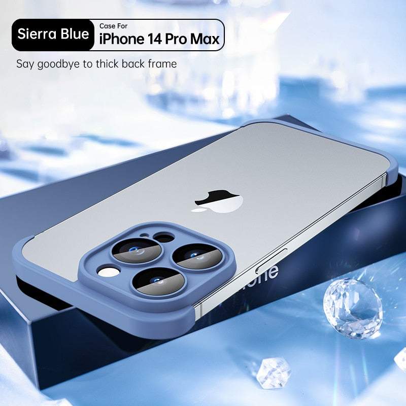 Soft Silicone Edge Protective Case For iPhone
