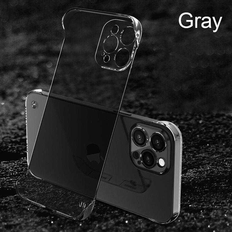 Ultra Thin Frameless Clear Case For iPhone