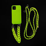 Crossbody Lanyard Necklace Bracelet Phone Case for iPhone 13 12 11